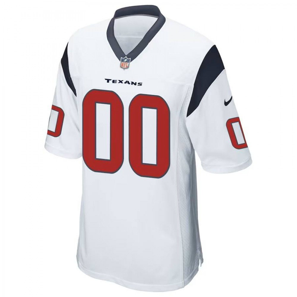 Houston Texans Nike Youth Custom Game Jersey - White-GridironStore